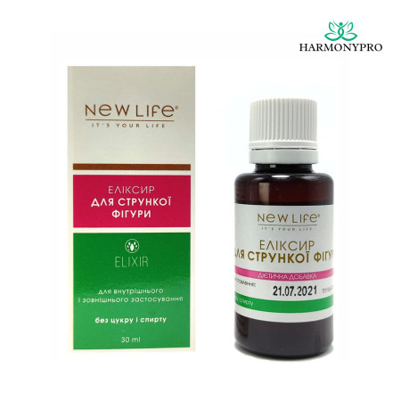 Для стрункої фігури еліксир / elixir for slim figure 30 ml